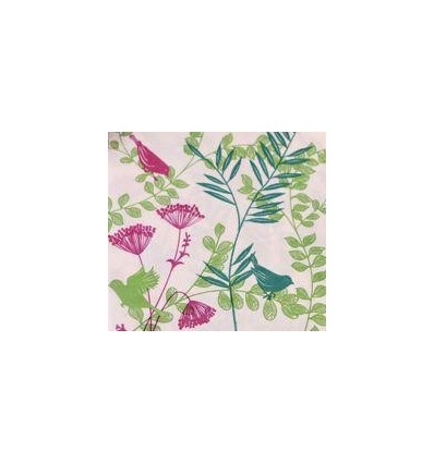 PQ 100 SERVIETTE MOTIFS ASS