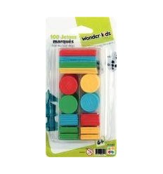 BTE 100 JETONS MARQUES