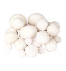 SAC 72 POMPONS BLANCS ASS