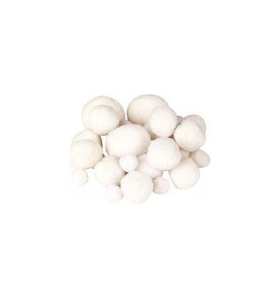 SAC 72 POMPONS BLANCS ASS