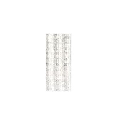 BANDE STRASS ADH ROND ARGENTE