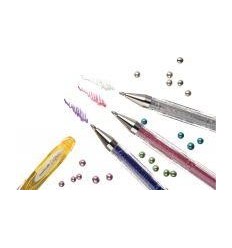 POCH 8STYLOS GEL SIGNO METALIS