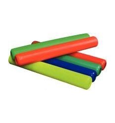 LOT 6BATON RELAIS PVC 30CM ASS