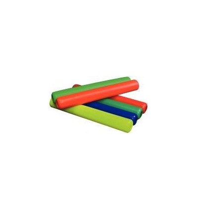 LOT 6BATON RELAIS PVC 30CM ASS
