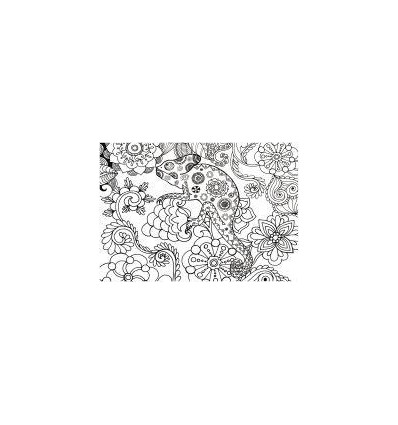 LOT 5 COLORIAGE GEANT CAMELEON