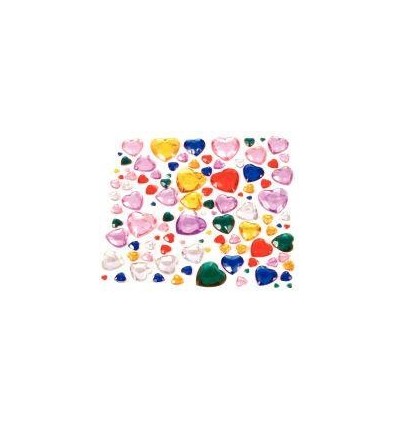 SAC 450 CABOCHONS COEURS ASS