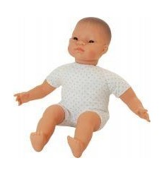 POUPON ASIATIQU 40CM/COR TISSU