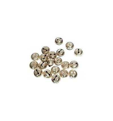 SACHET 20 GRELOTS 20MM ARGENT