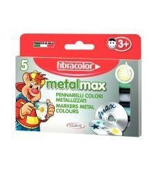 BOITE 5 MARQUEUR METAL MAX ASS 2