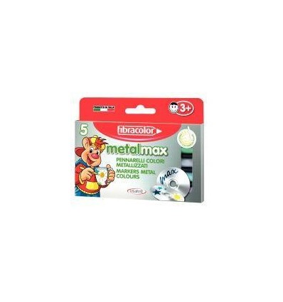 BOITE 5 MARQUEUR METAL MAX ASS