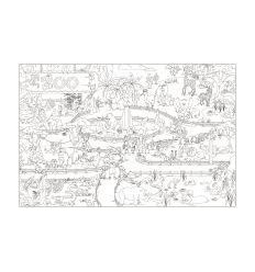 COLORIAGE GEANT LE ZOO