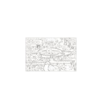 COLORIAGE GEANT LE ZOO