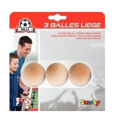 LOT  3 BALLES LIEGE BABY-FOOT