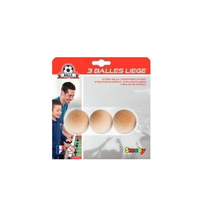 LOT  3 BALLES LIEGE BABY-FOOT