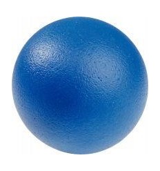 BALLE PEAU ELEPHANT 18CM BLEU 2