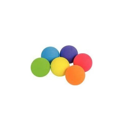 LOT 6BALLE REBONDISSANTE D.6CM