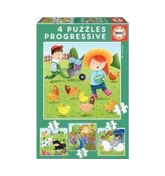 BTE 4 PUZZ PROG FERME 16X16CM