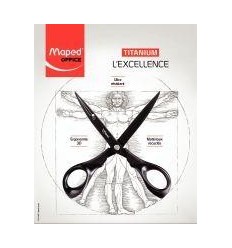 CISEAUX EXPERT TITANIUM 21CM