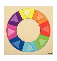 PLATEAU 16PCS CERCLE/FORME