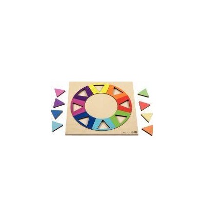 PLATEAU 16PCS CERCLE/FORME