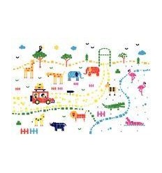 KIT 4AFFICH ZOO+GOMET 70X100