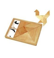 GRAND TANGRAM BOIS +27 CARTES