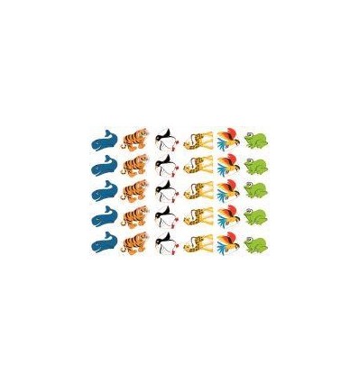 POCH 420GOMMETTE FANTAISIE ASS