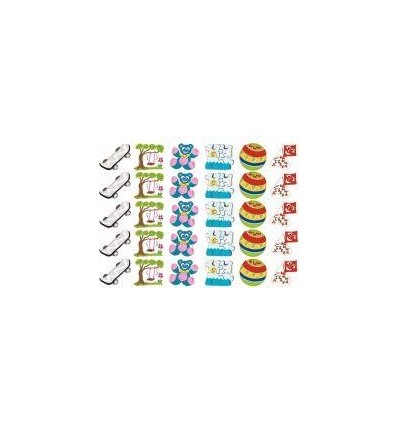 POCH 420GOMMETTE FANTAISIE ASS