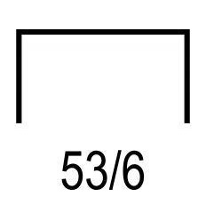 BTE 2500 AGRAFE 53/6 PR 68347