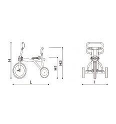 TRICYCLE 4/6ANS          JAUNE 2