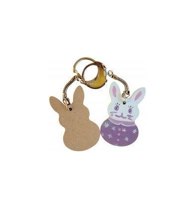 LOT 10 PORTE CLE BOIS ANIMAUX