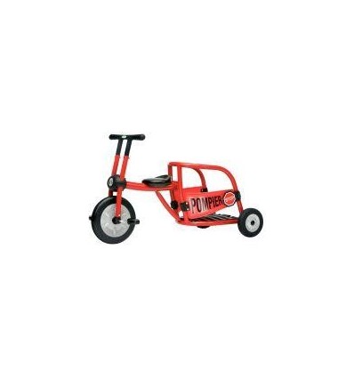 TRICYCLE 4/6ANS POMPIER  ROUGE