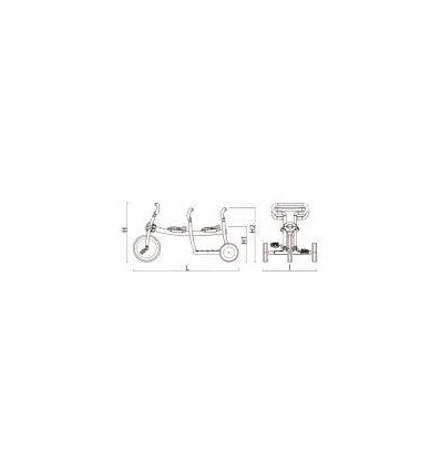 BI-TRICYCLE 4/6ANS 2PLACE  JNE