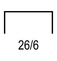 BTE 1000 AGRAFE 26/6