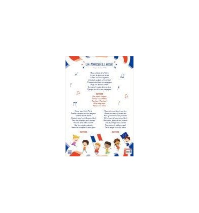 POSTER PVC 76X52 MARSEILLAISE
