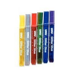 BL 6TUBE GLITTER GLUE 10ML ASS