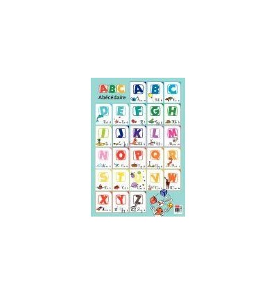 POSTER PVC 76X52 PREM ALPHABET