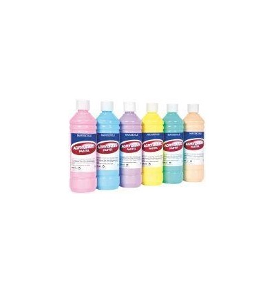 CRT 6FL 500ML ACRYL PASTEL
