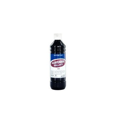 FL 500ML PEINT ACRYLIQUE NOIR