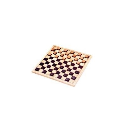 JEU DE DAMES EN BOIS