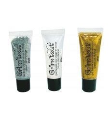 LOT 3TUB GEL PAILLETE P/VISAGE 2