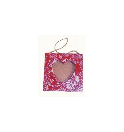 LOT 10 CADRES MINI COEUR CART