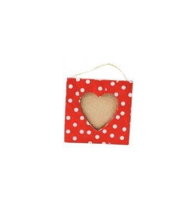 LOT 10 CADRES MINI COEUR CART