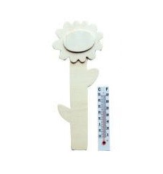 LOT 10 FLEURS THERMOMETRE BOIS 2