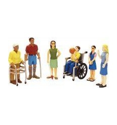 SET 6 FIGURINES HANDICAPEES 2