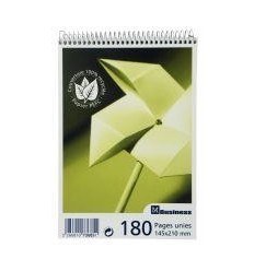 BLOC STENO SPIR 180P A5 UNI 2