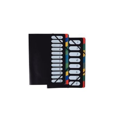 TRIEUR PP 8 COMPART+ELAST NOIR