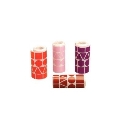 LOT 4 RLX GOMMET GEOMETRIQ POP