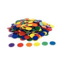 SAC 500 JETONS PLAST OPAQ 25MM 2