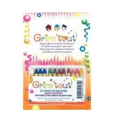 BTE 12 CRAYONS DE MAQUILLAGE